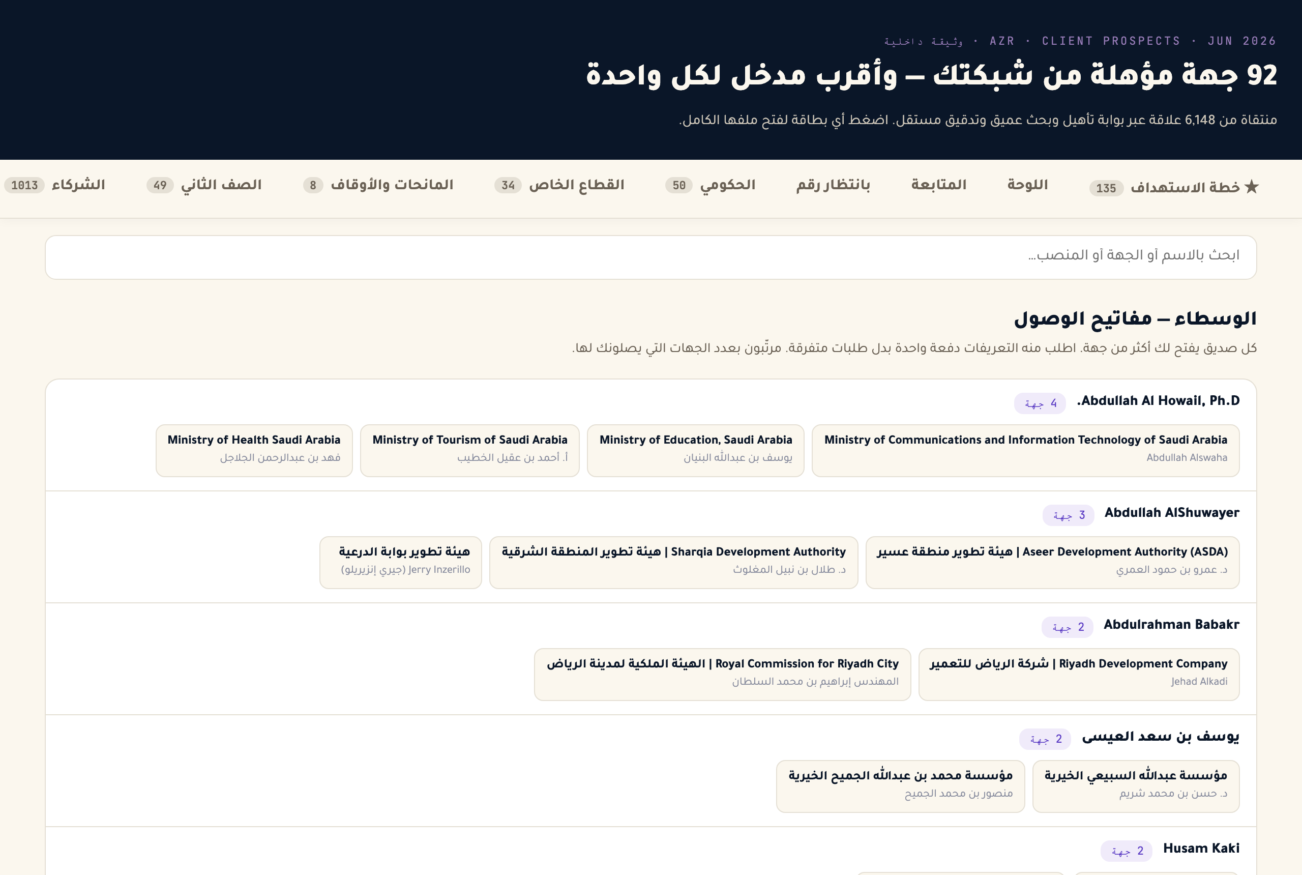 الوسطاء