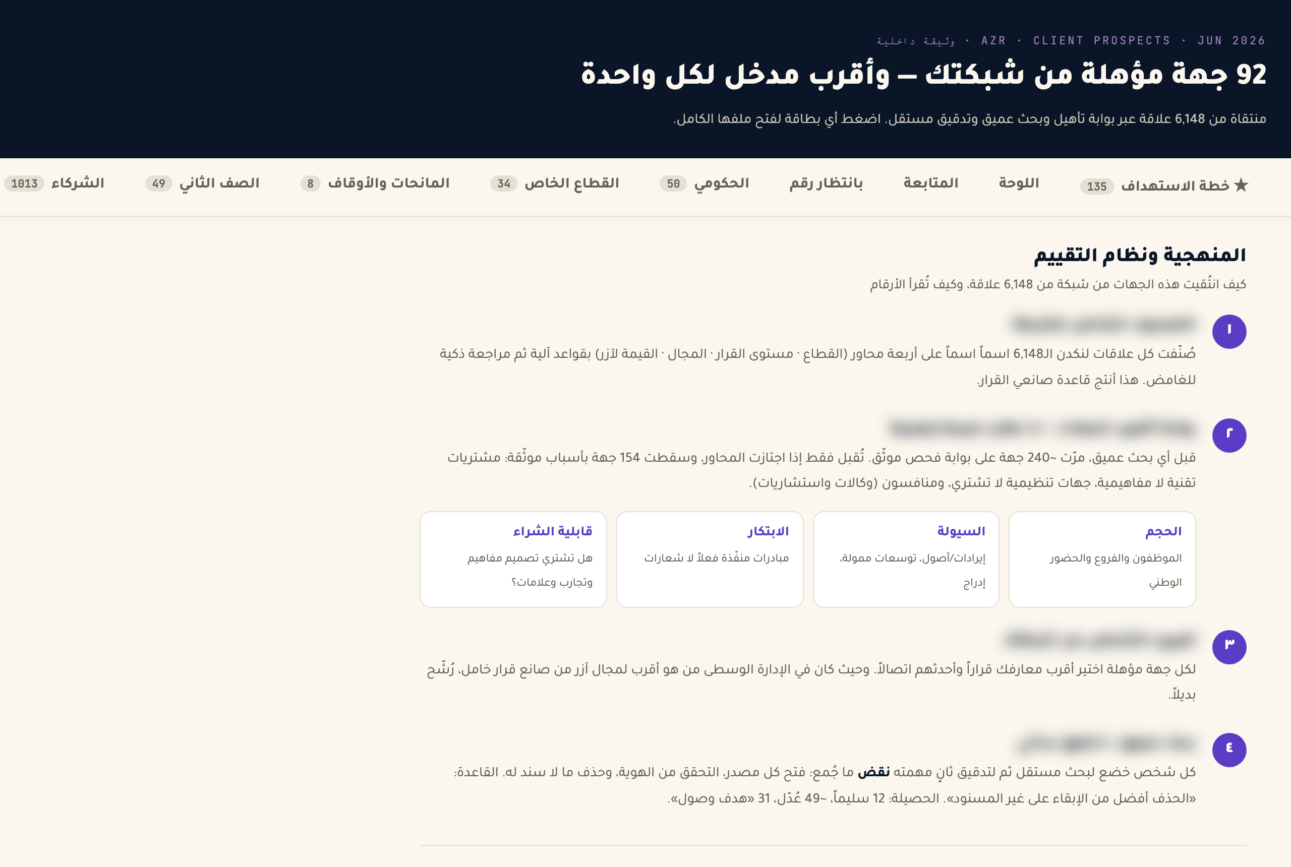 المنهجية